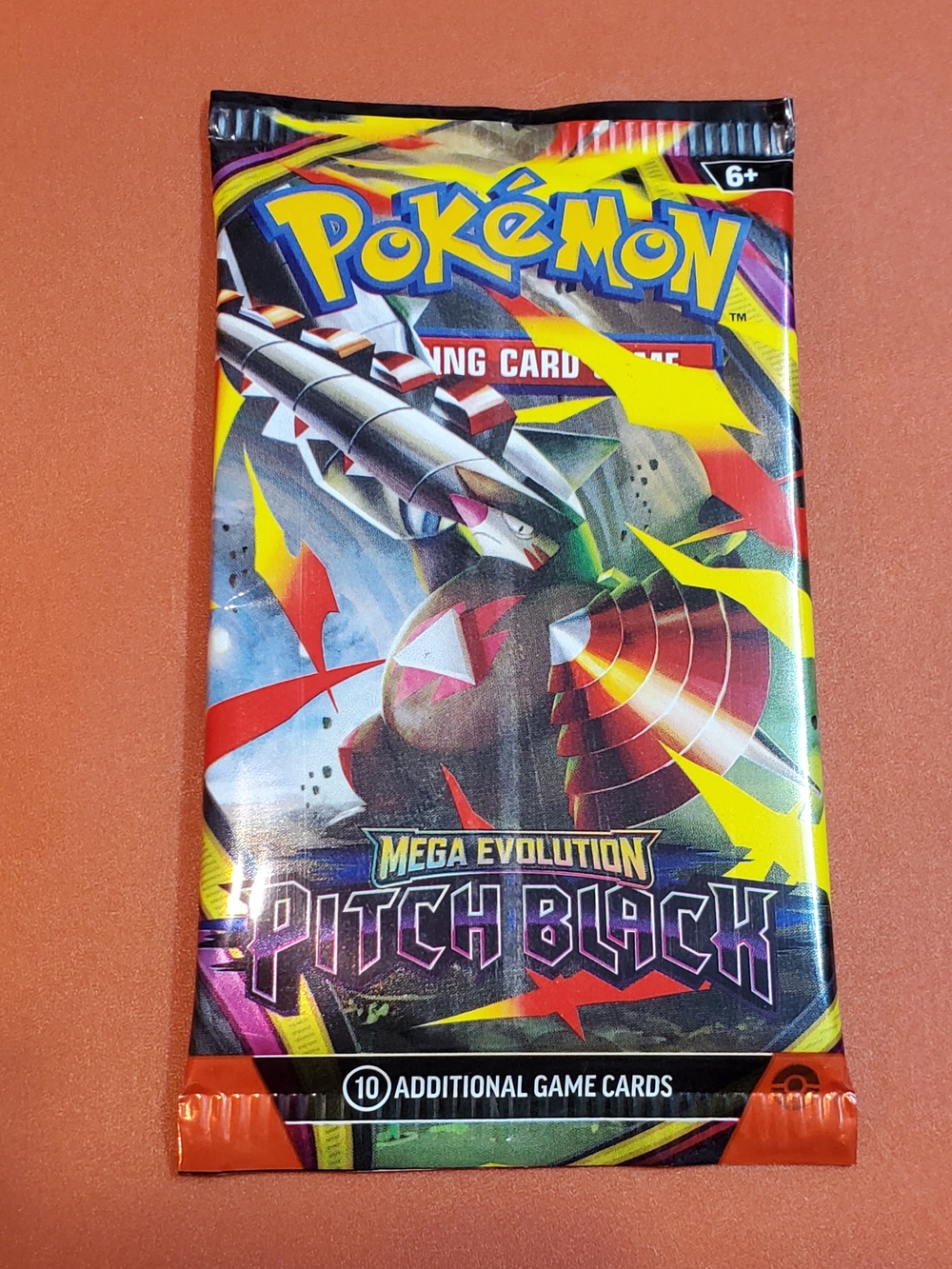 Pokemon Mega Evolution Pitch Black Booster Pack - Yellow, Red, Blue, Black